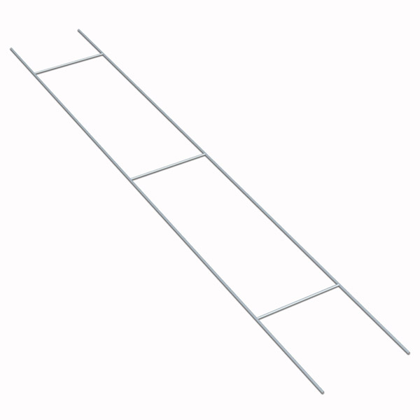 Hot Dip Galvanized Ladder Mill - 12in (9x9) - Reinforcement & Anchoring